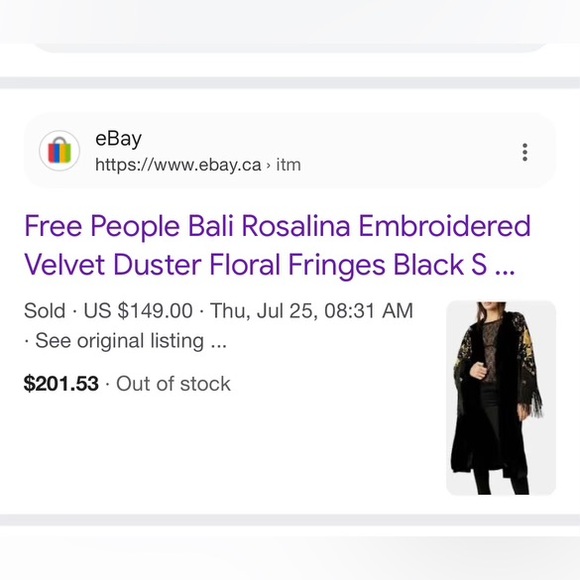 Free People Rosalina Duster - M - Picture 5 of 5